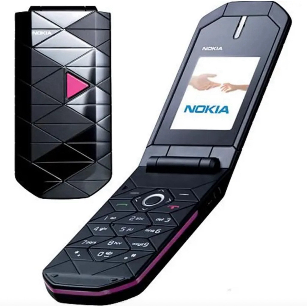 NOKIA FLIP 7070 PRISMA NEW KONDISI BARU  HANDPHONE LIPAT 7070