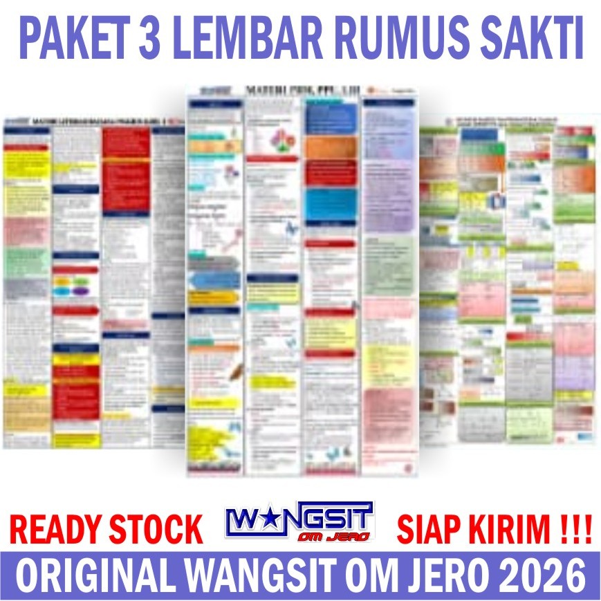 Buku Wangsit OM JERO UTBK SNBT PAKET LENGKAP RUMUS SAKTI 2026