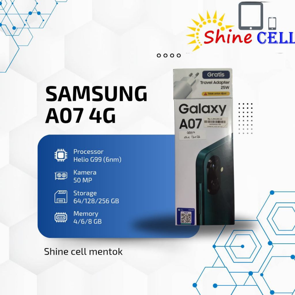 Samsung galaxy a07 ram 8/256