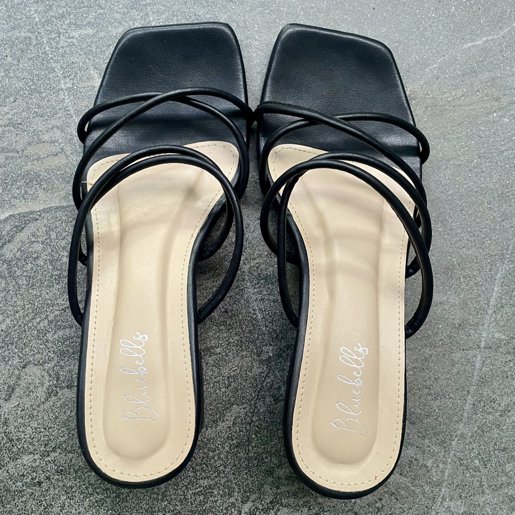 [NEGO] Bluebells LIBY Sendal Tali Hak Tahu Wanita 5 cm Blue Bells Libby Sandal Sepatu Shoes Sandals 