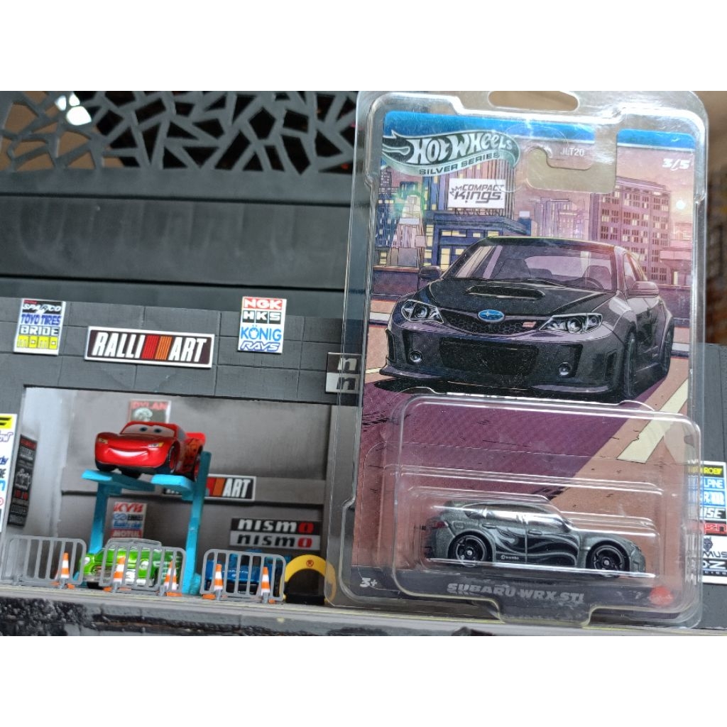 Hot Wheels Silver Series Compact Kings Subaru WRX STI