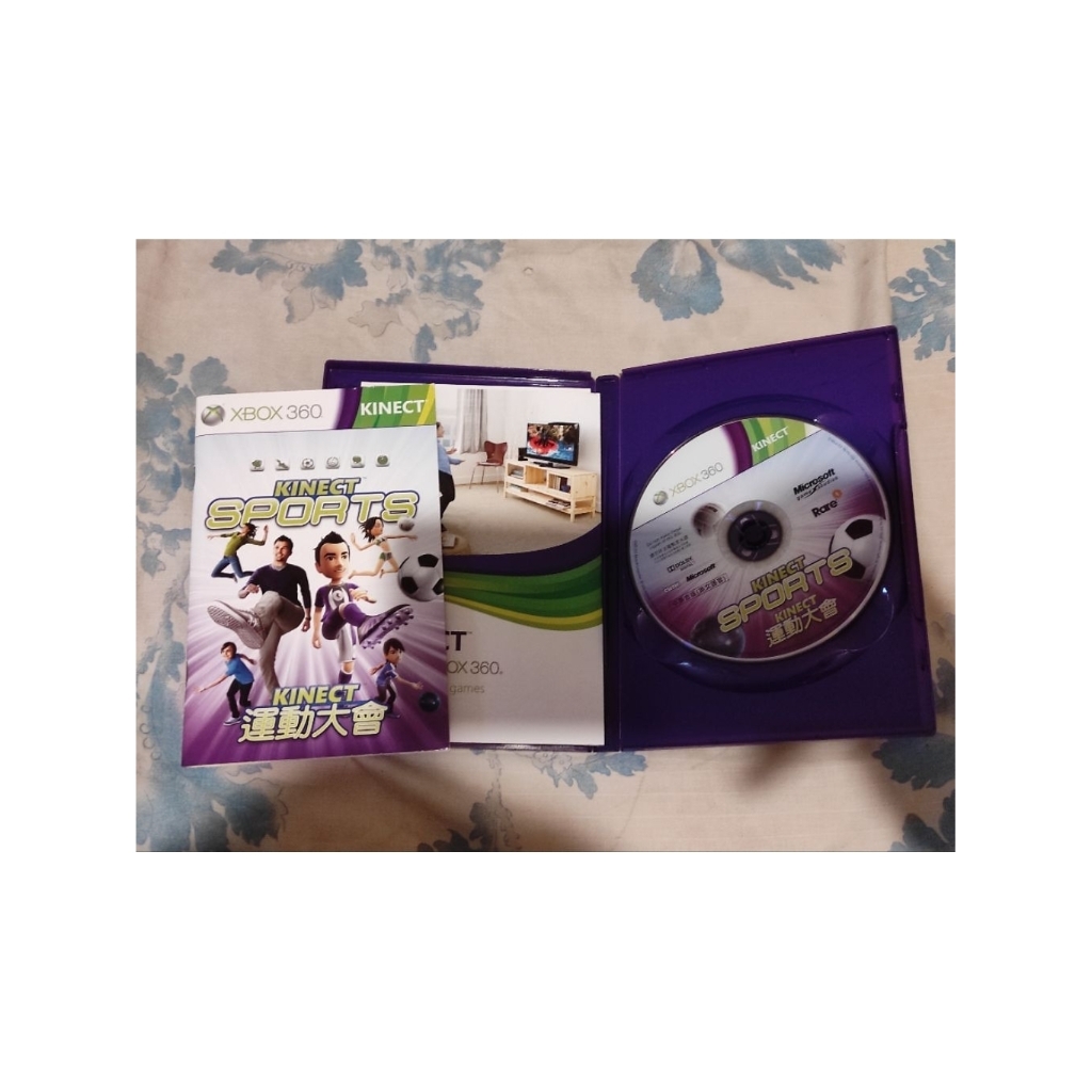 GAME XBOX 360 KINECT SPORTS ORIGINAL LENGKAP KASET CD