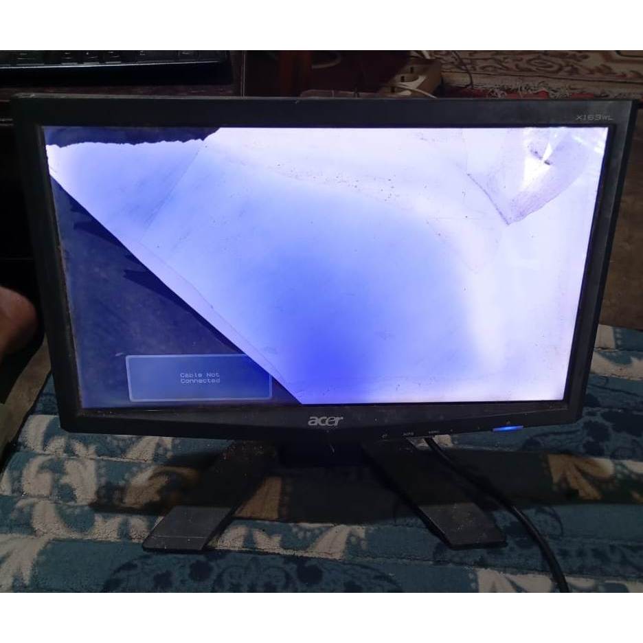 Satu Set Mesin Mainboard Power Supply Monitor Acer X163WL