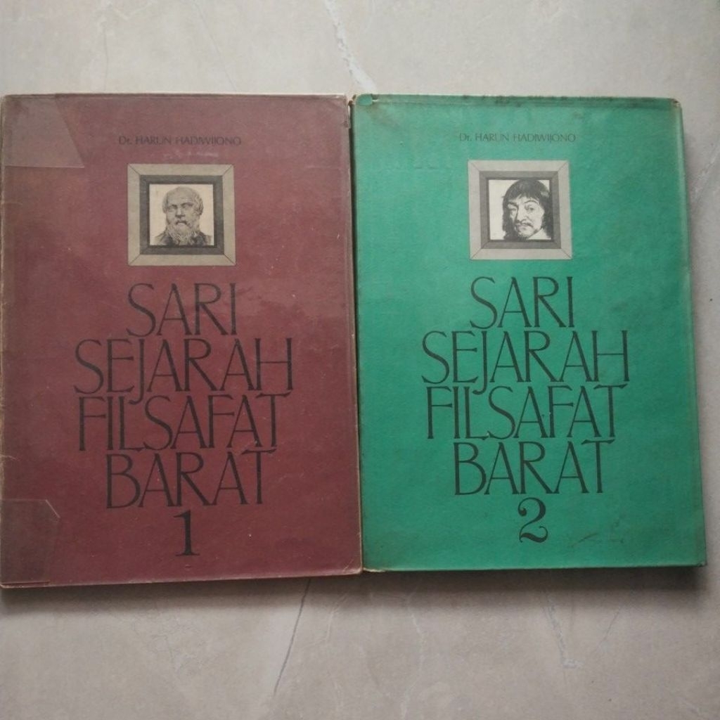 Sari Sejarah Filsafat Barat 1 dan 2 ( ORI BEKAS ) #Harun Hadiwijono