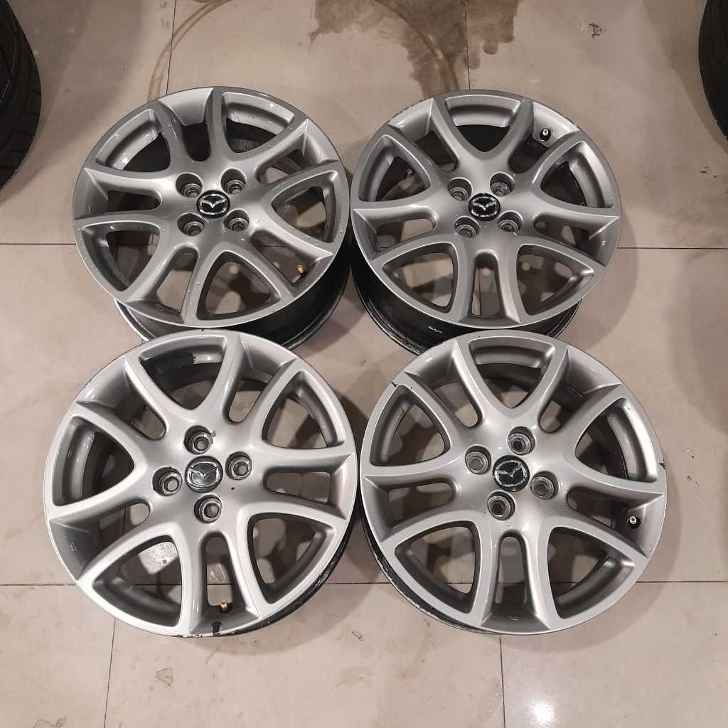Velg Mobil Bekas Oem Mazda Ring 16 x6,5 Et50 Pcd 4x100
