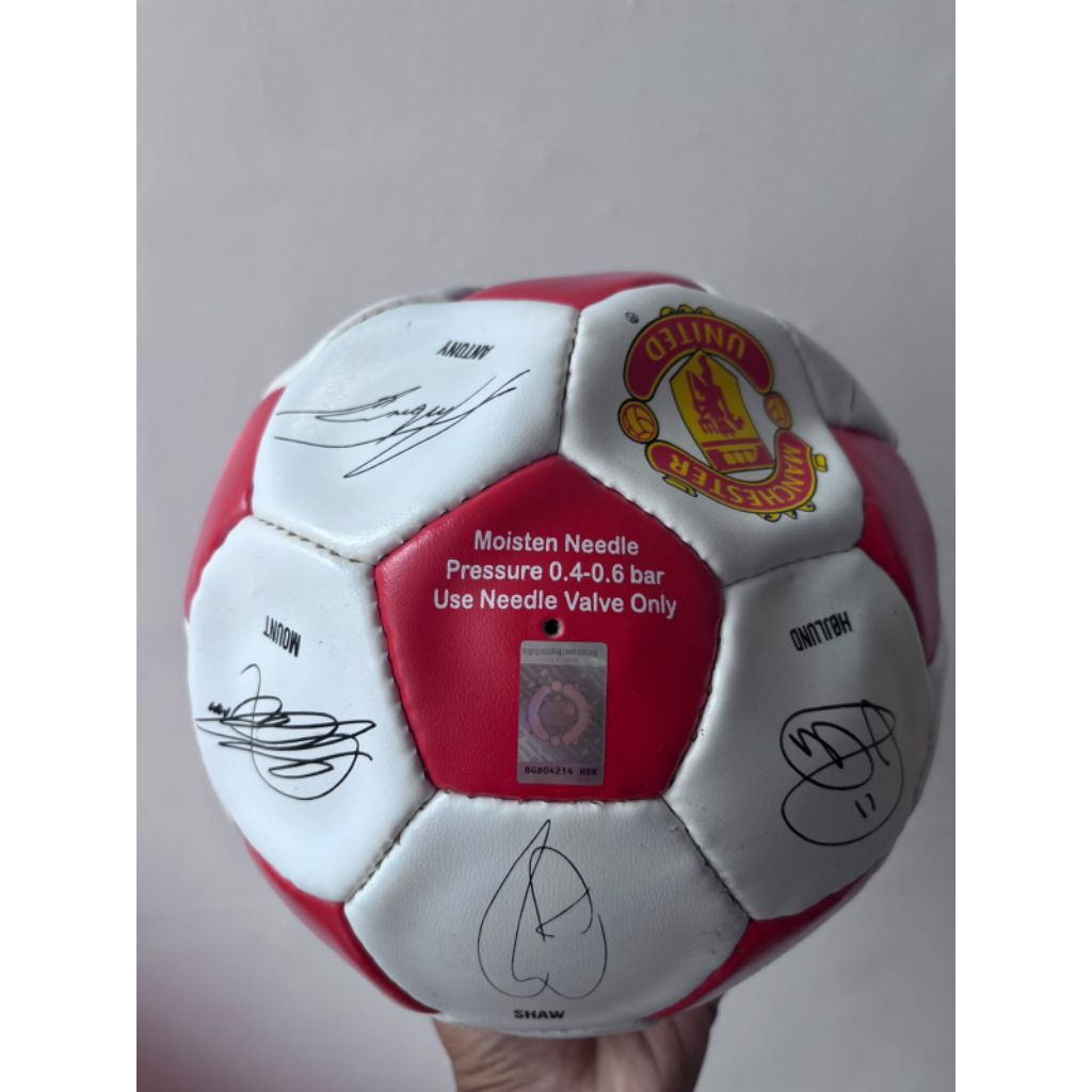 Manchester United Bola Signed All Player Manchester United