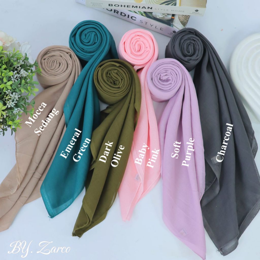 Jilbab Segi Empat Paris Jadul varisha // paris old varisha segi empat