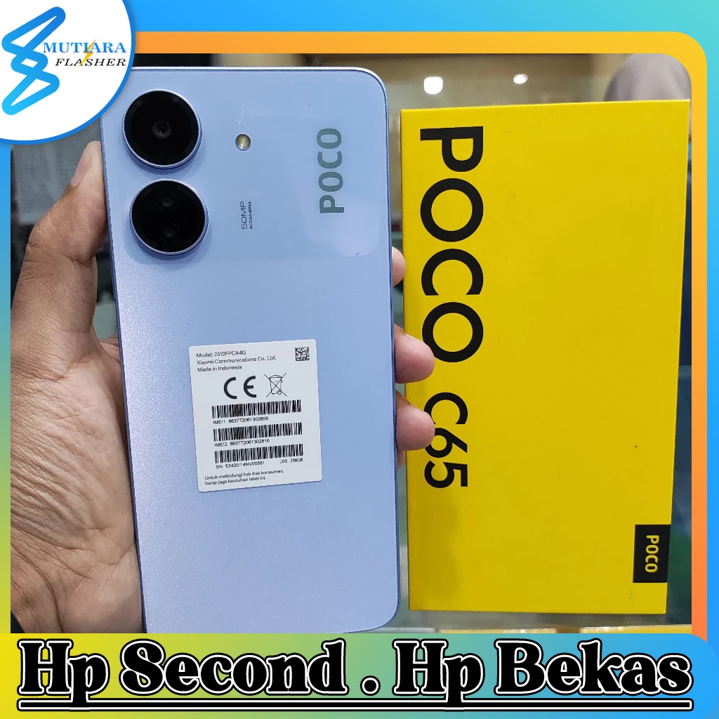 Xiaomi Poco C65 Ram 6/128GB | 8/256GB  Bekas Original Flasher Store