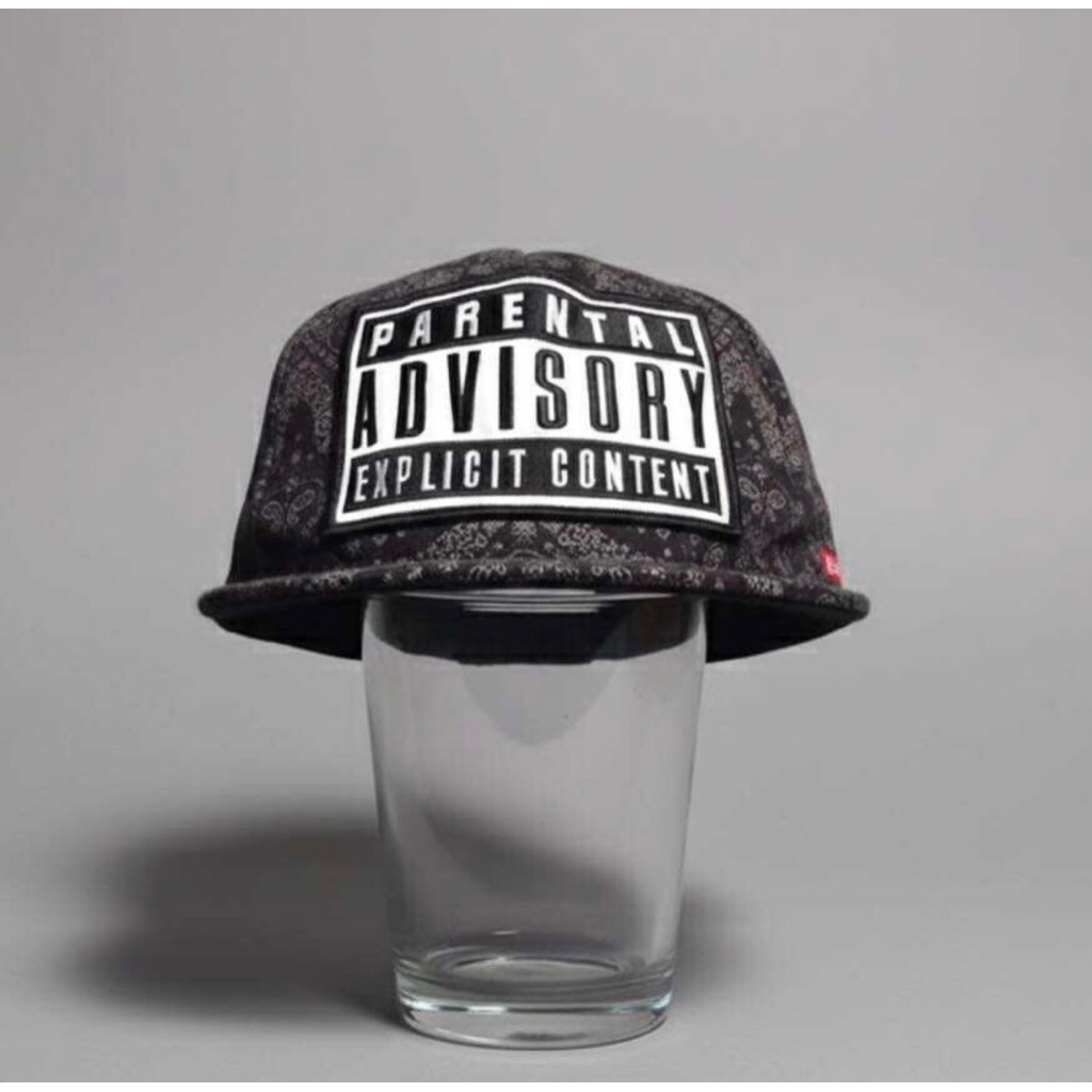 Topi Snapback PARENTAL ADVISORY Explicit Cap Original Preloved