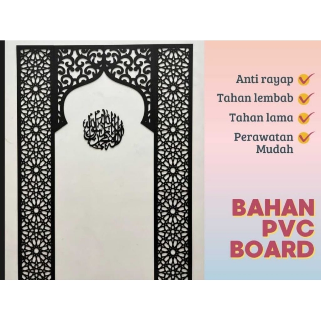 Mihrab Mushola kekinian PVC