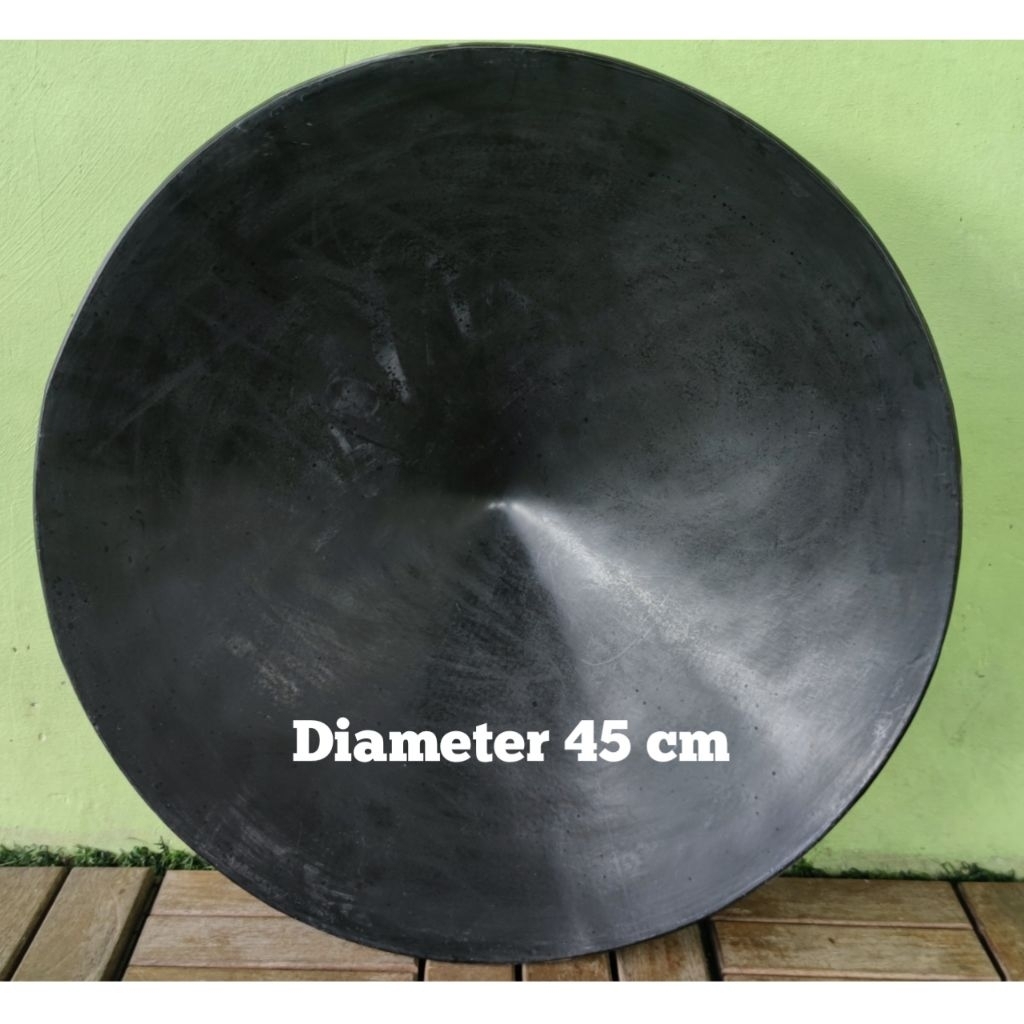 dulang emas 45 cm fiber alat dulang emas-dulangan emas tradisional