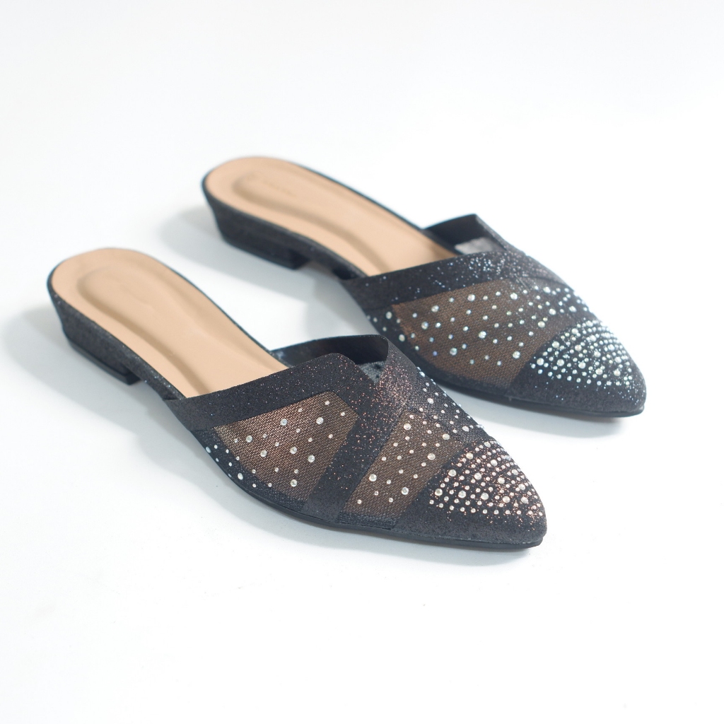 Sistas Aretha Sandal Heels Pesta 3cm Berlian