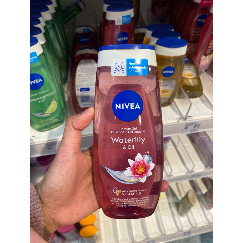 Nivea Shower Gel Waterlily Oil | Jastip Jerman