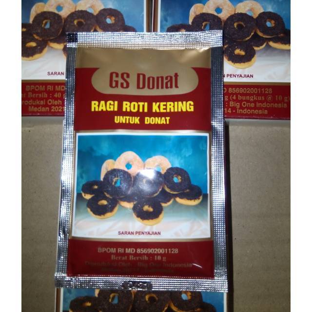 [SDW] pekanbaru/GS Donat Ragi Roti Kering Donut Yeast Ragi Roti Ragi Donat Per Saset 10 gr Halal