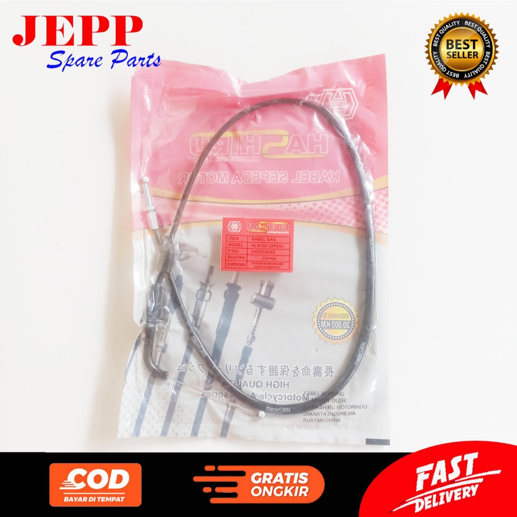HASHIRU KABEL GAS KLX150 (OPEN) / KABEL GAS KLX OPEN