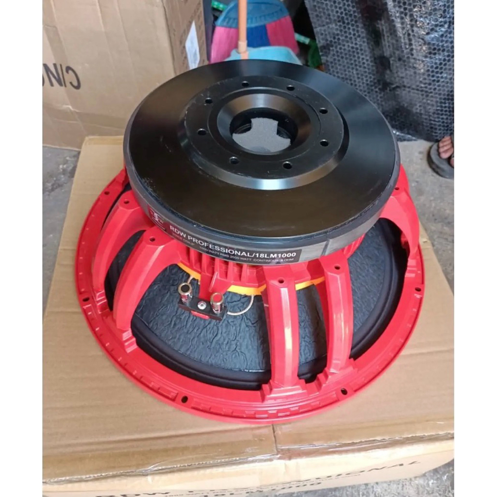 Speaker komponen RDW 18 LM 1000 / 18LM1000 18 inch original