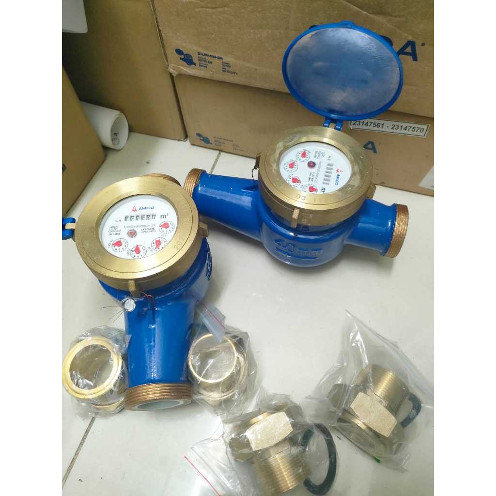 Water Meter 1-1/2 Inch Kuningan AMICO LXSG-40E/Meteran Air 1.5 Inch Kuningan AMICO LXSG-40E/Flowmete
