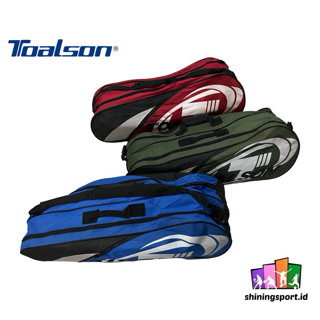 Tas Raket Badminton Toalson 2R 100% Original