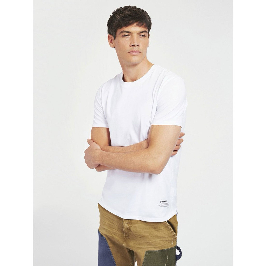 [NEW] GUESS Basic Tee White T-Shirt Original Brand NEW with Price Tag Size L Baju tshirt shirt sweat