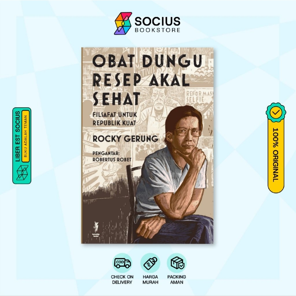 BUKU FILSAFAT [ ORIGINAL ] OBAT DUNGU RESEP AKAL SEHAT - ROCKY GERUNG