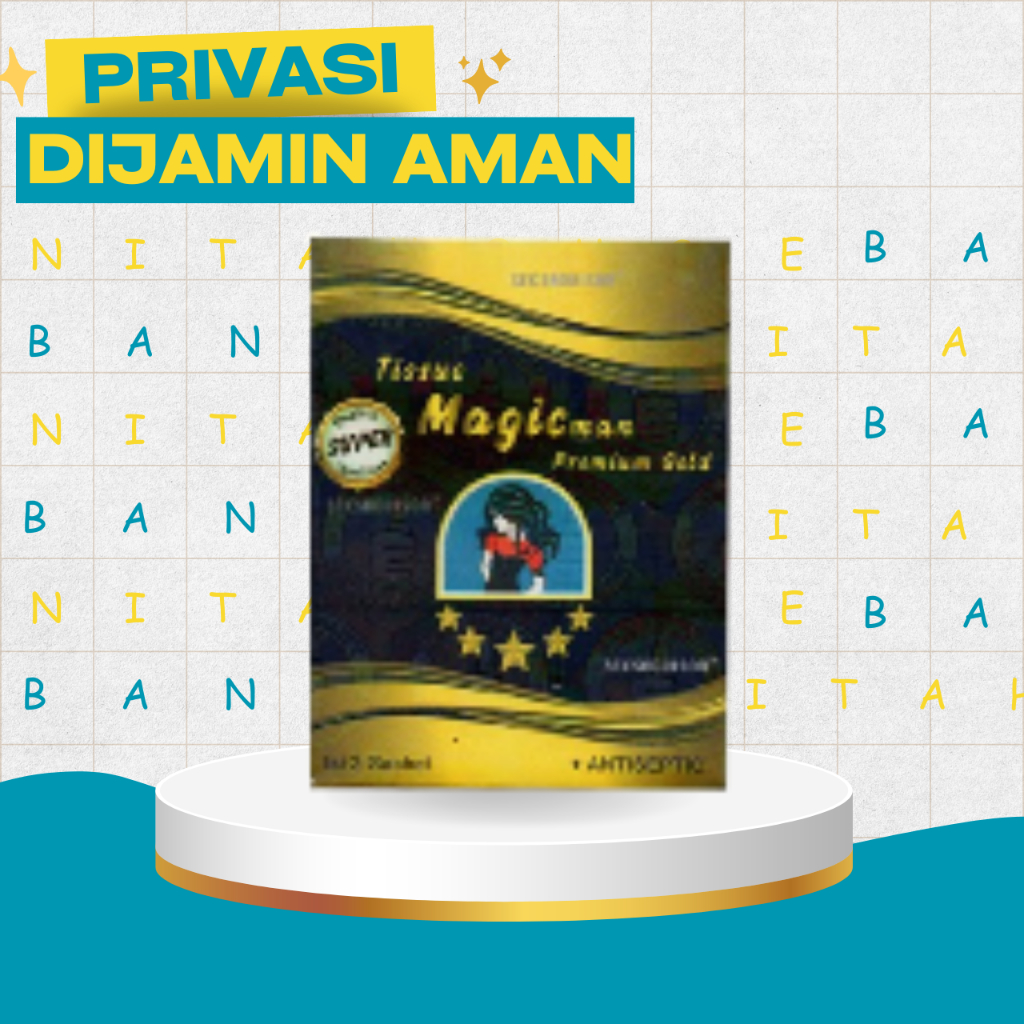 tisu super magic premium gold / tisue magic premium / tissue asli bpom