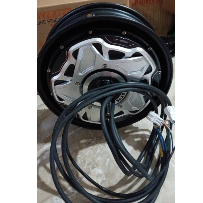 BLDC Dinamo Sepeda Motor Listrik YUMA MOTOR 12 Inch 1500-5000 Watt