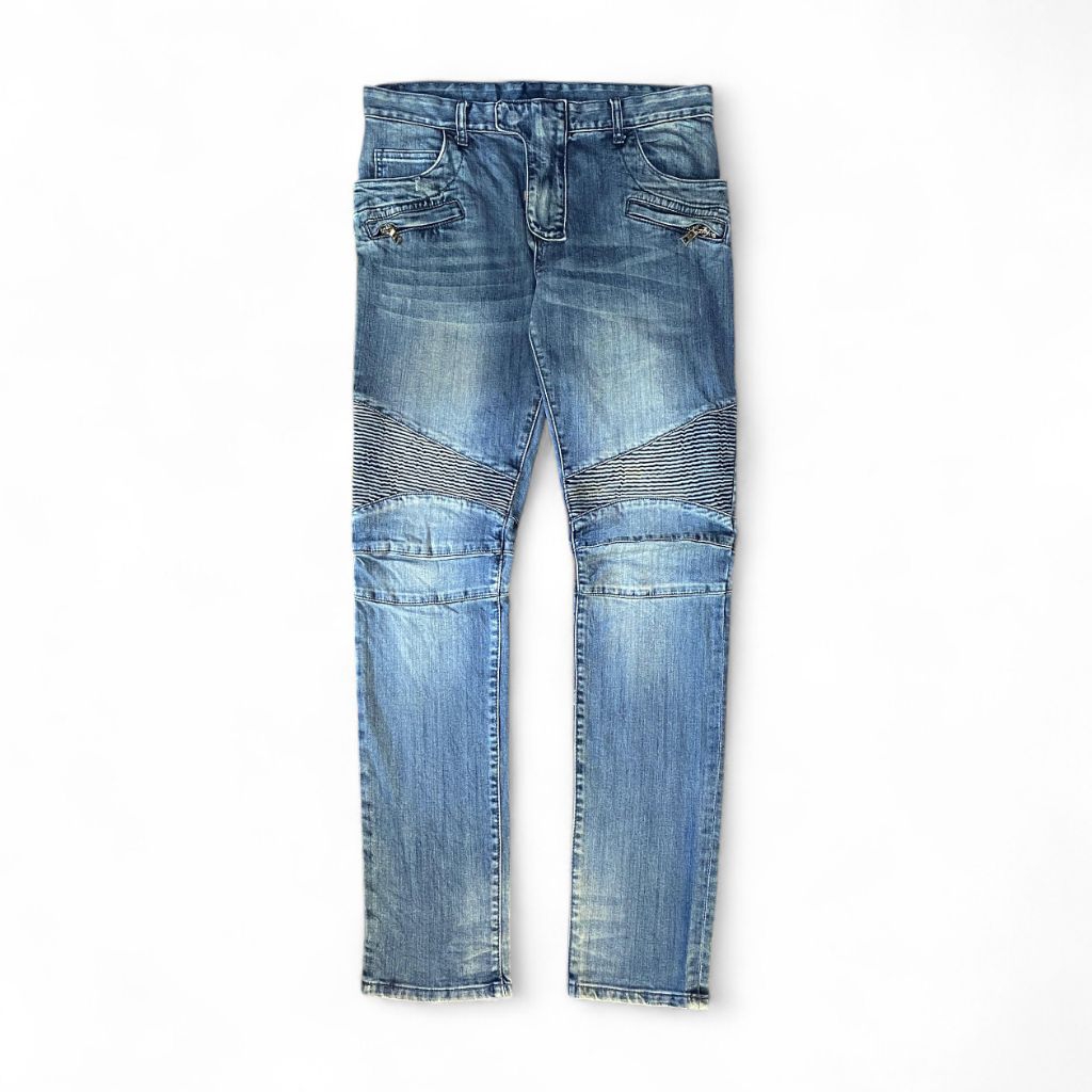 BALMAIN PARIS BIKER PANTS