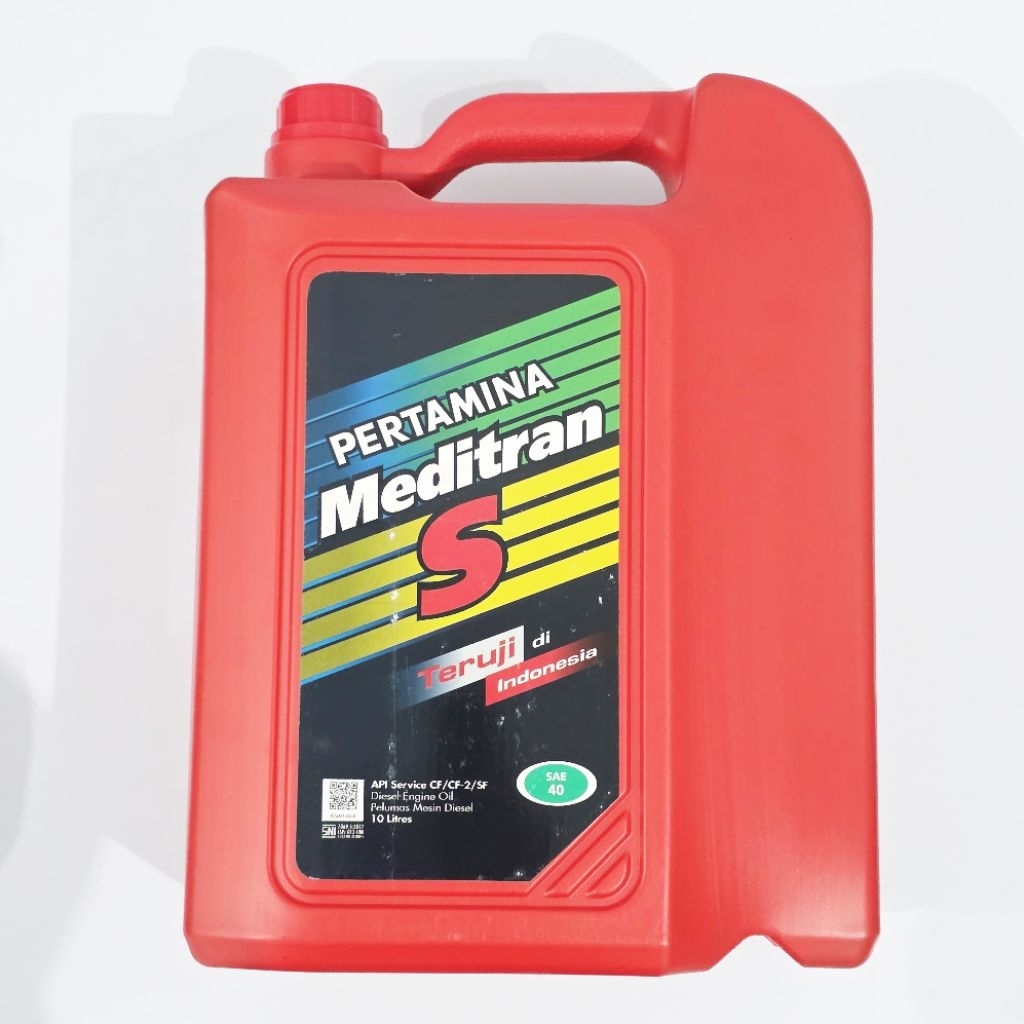 OLI PERTAMINA MEDITRAN S 40 sae 40 10 LITER OLI MESIN DIESEL SOLAR PERTAMINA MEDITRAN S 40