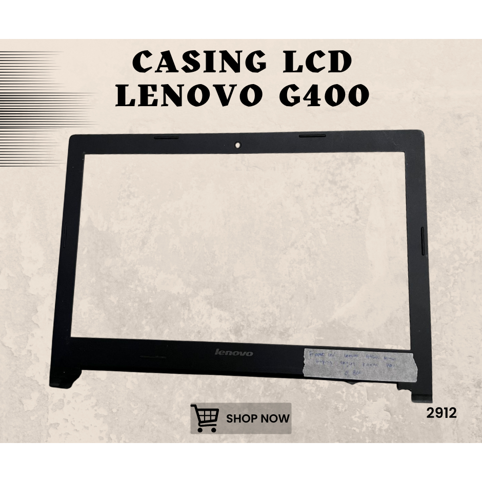 CASING FRAME LCD LAPTOP LENOVO G400 SEKEN