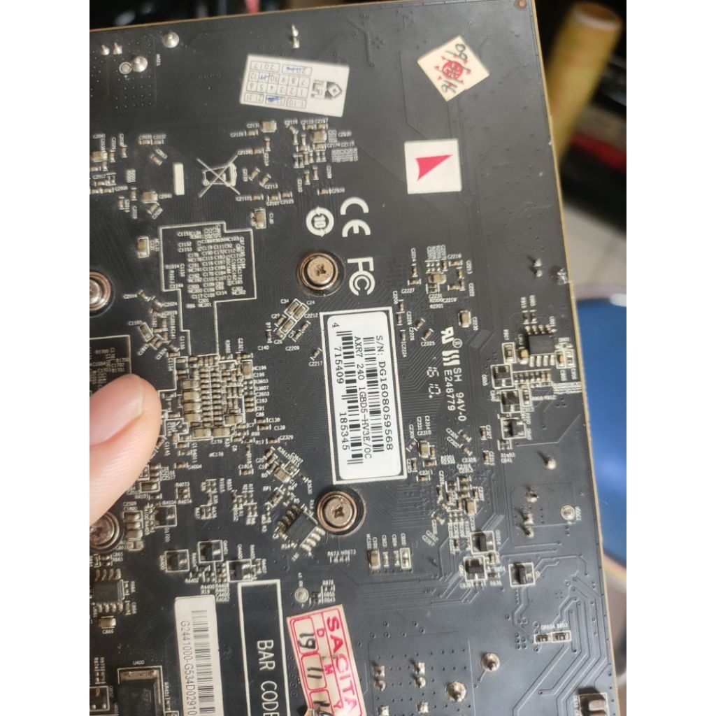 VGA RX 7 1GB BEKAS DDR 5