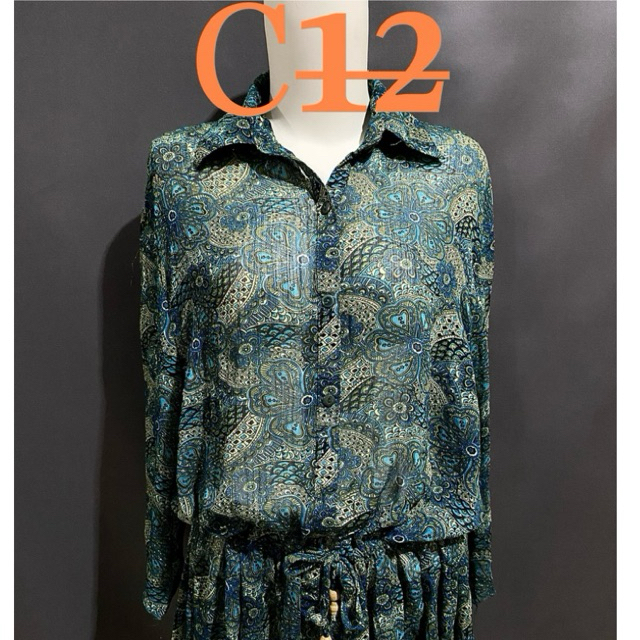 PL Atasan Blouse Kemeja katun sifon wanita nyaman
