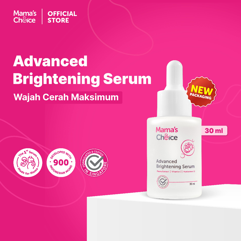 Serum Wajah Ibu Hamil  - Advanced Brightening Face Serum Mama's Choice (Skincare Ibu Hamil Aman untu