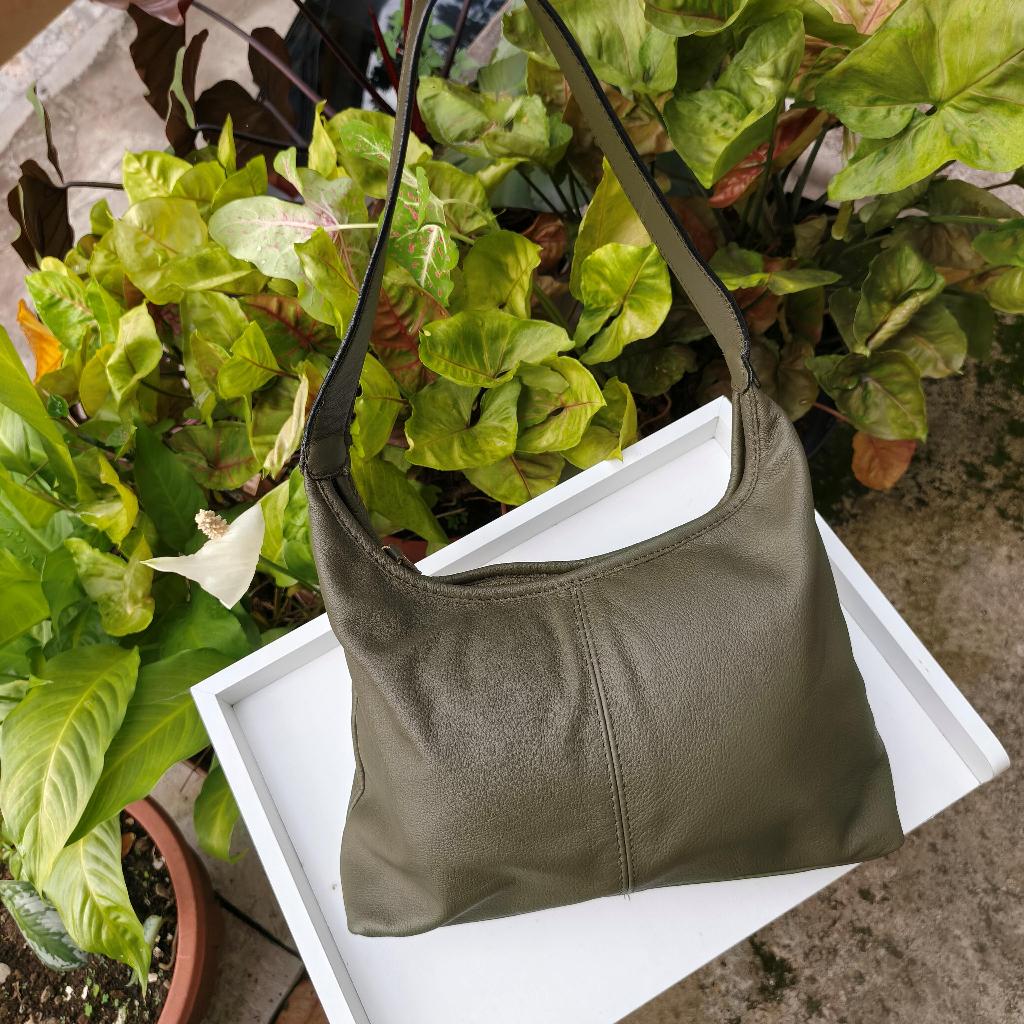 Leather Bag - Shoulder Bag Hobo Tas Kulit Sapi Asli Garut