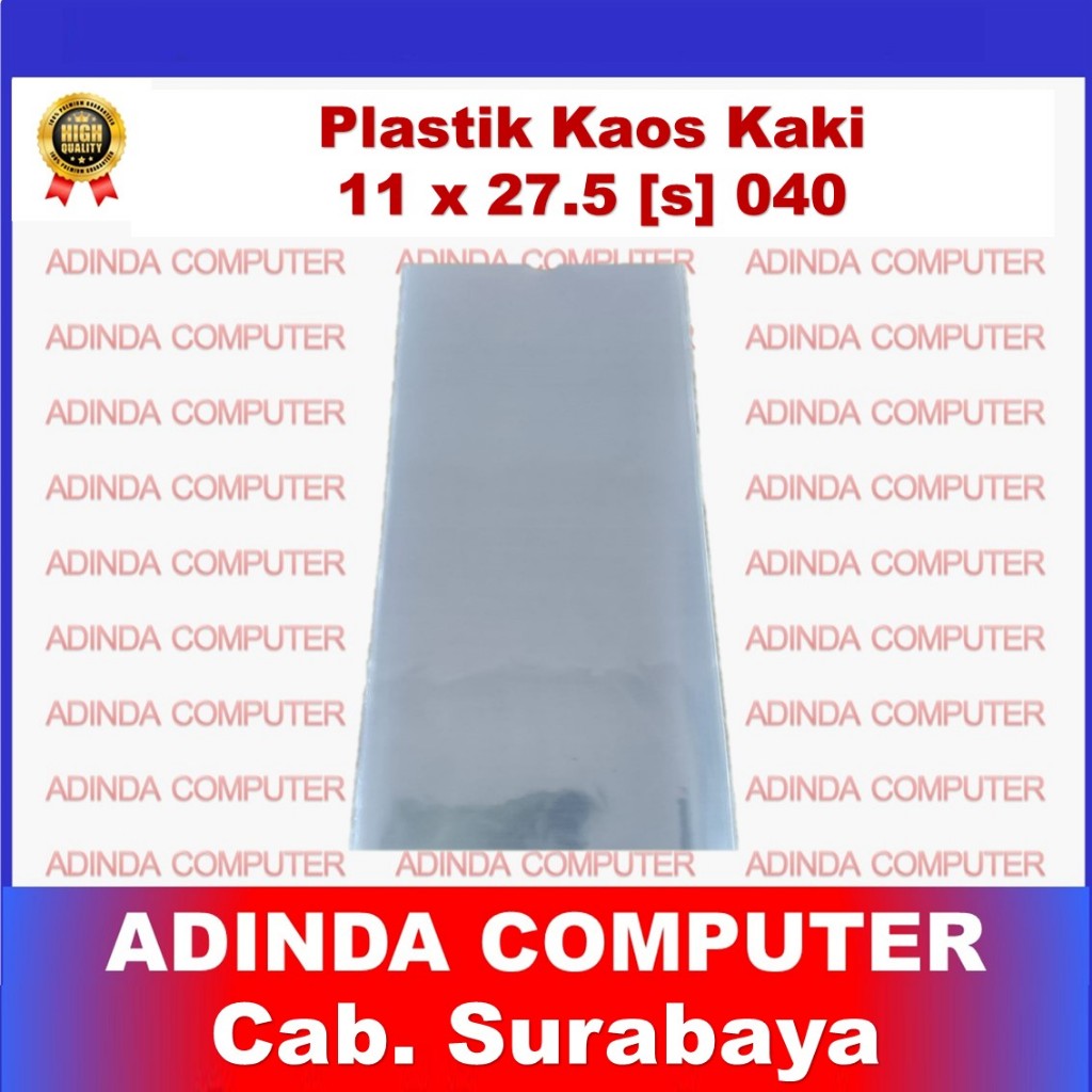 Plastik OPP Kaos Kaki / Plastik Bungkus Kaos Kaki