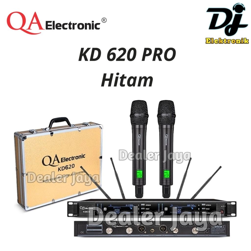 Mic Wireless RDW QA Electronic KD 620 / KD620 - 2 Mic Hand (QA Elektronik)