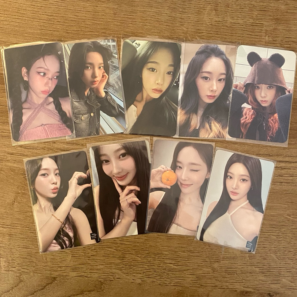 AESPA PHOTOCARD DRAMA SMTOWN MISE EN SCENE KARINA GISELLE WINTER NINGNING