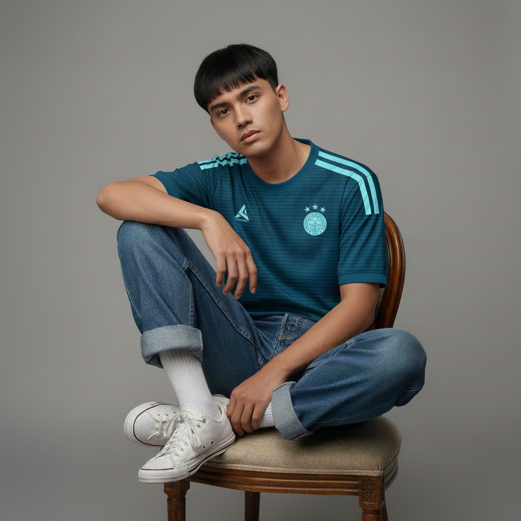 ATHLETIC SPORTWEAR - Jersey Bola Fantasy Fenerbahce Away 2018-2019 Fullprinting Casual - Atasan