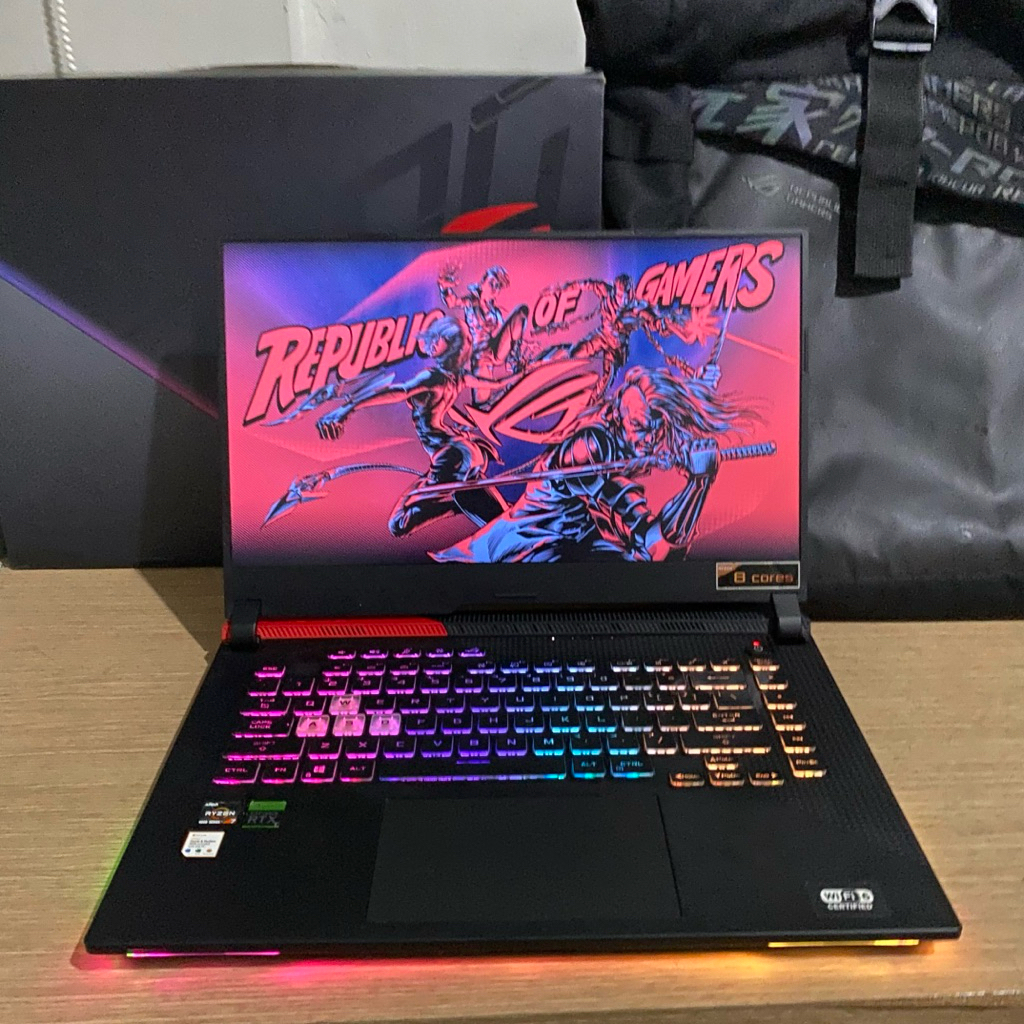 Laptop Gaming ROG Strix G513IM 16/512GB Ryzen 7 4800H RTX 3060 6GB Fullset
