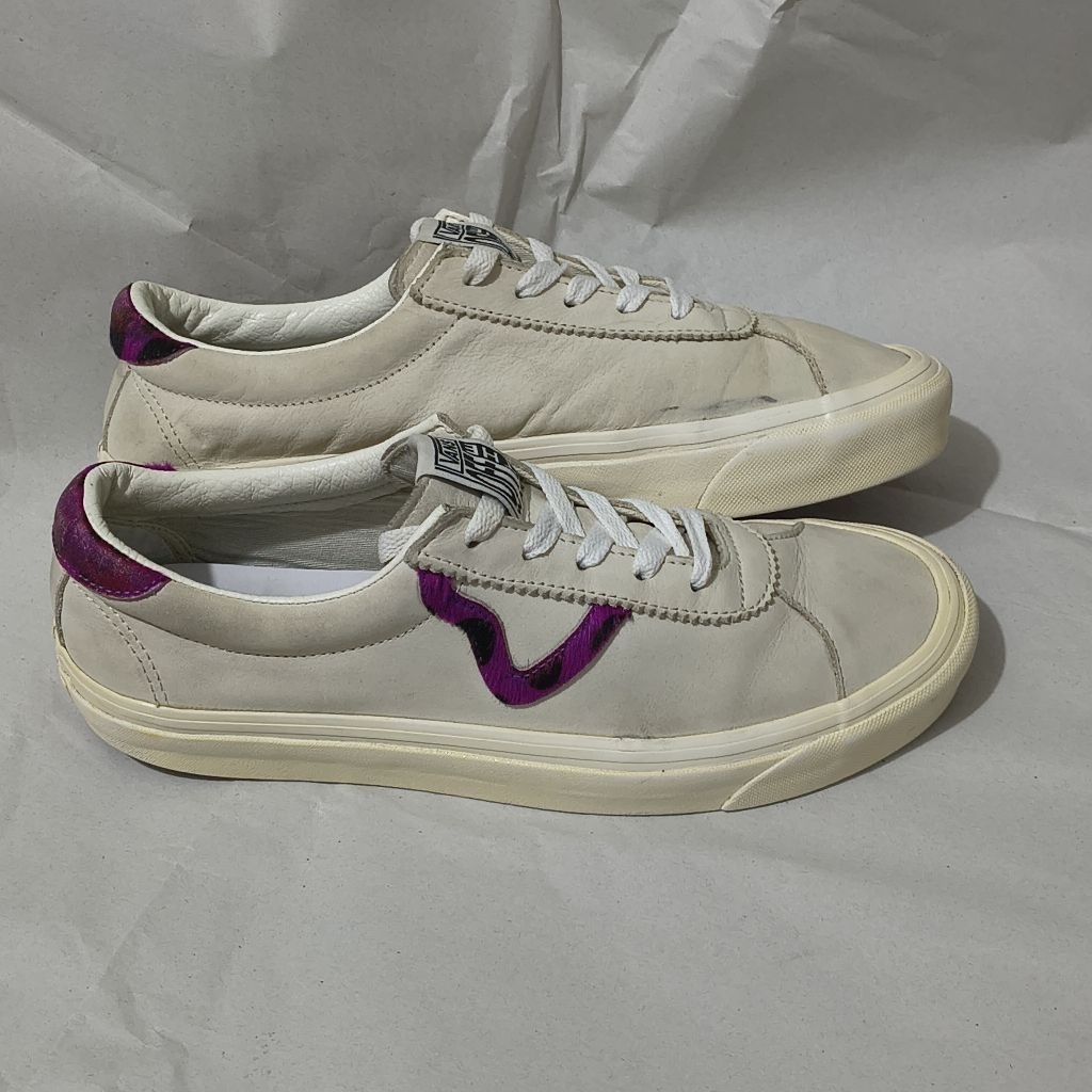 Sepatu Pria Vans Style 73 DX Anaheim Factory Marshmallow Dalmatian Size 42.5 (Preloved Original)