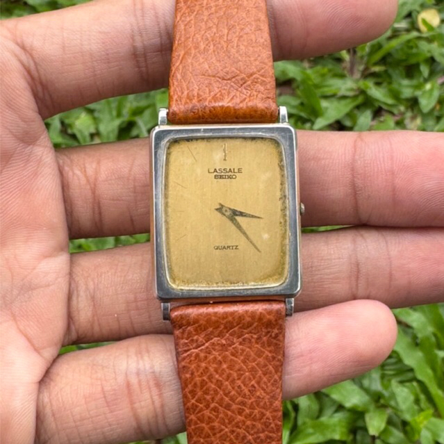 Jam Tangan Vintage Seiko Tank Lasalle Quartz japan jadul kuno antik fashion pria wanita