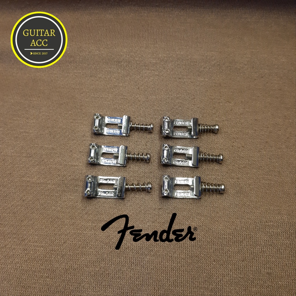 Bridge saddle gitar Fender elektrik tremolo vintage 6 pcs