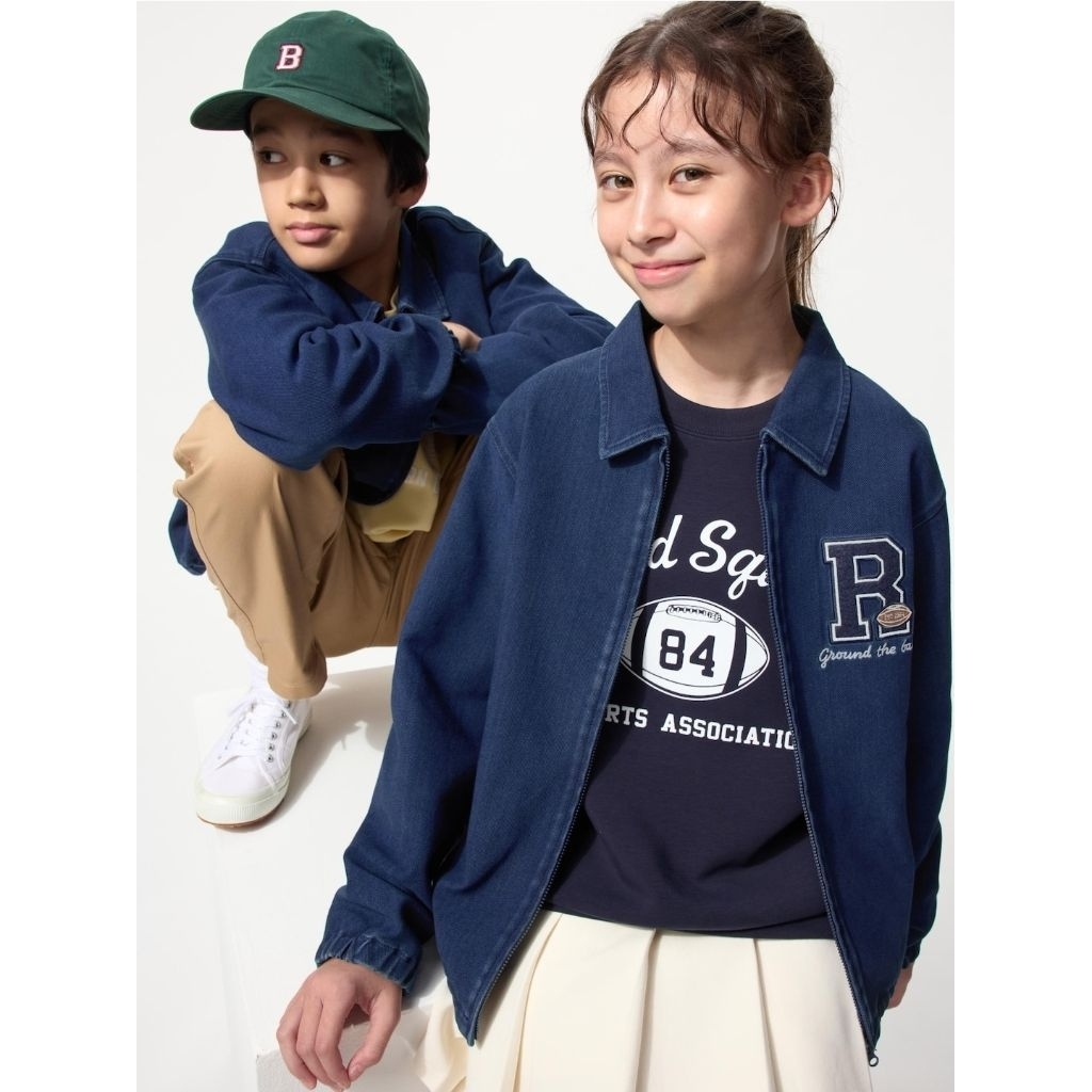 KIDS Jaket Kerja Jersey UNIQLO
