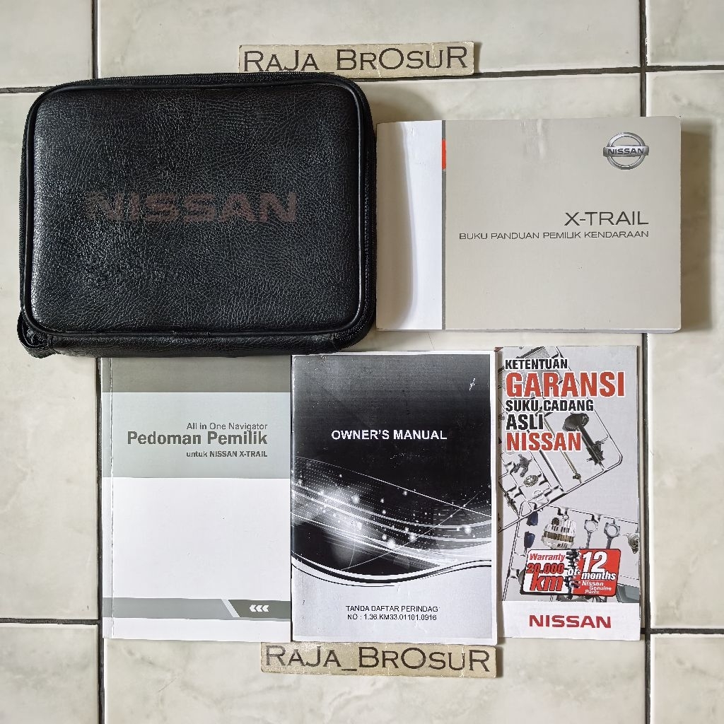 Buku Panduan Pedoman Pemilik Kendaraan Owners Manual Book Nissan XTrail X Trail T32 2013-2022 Free t