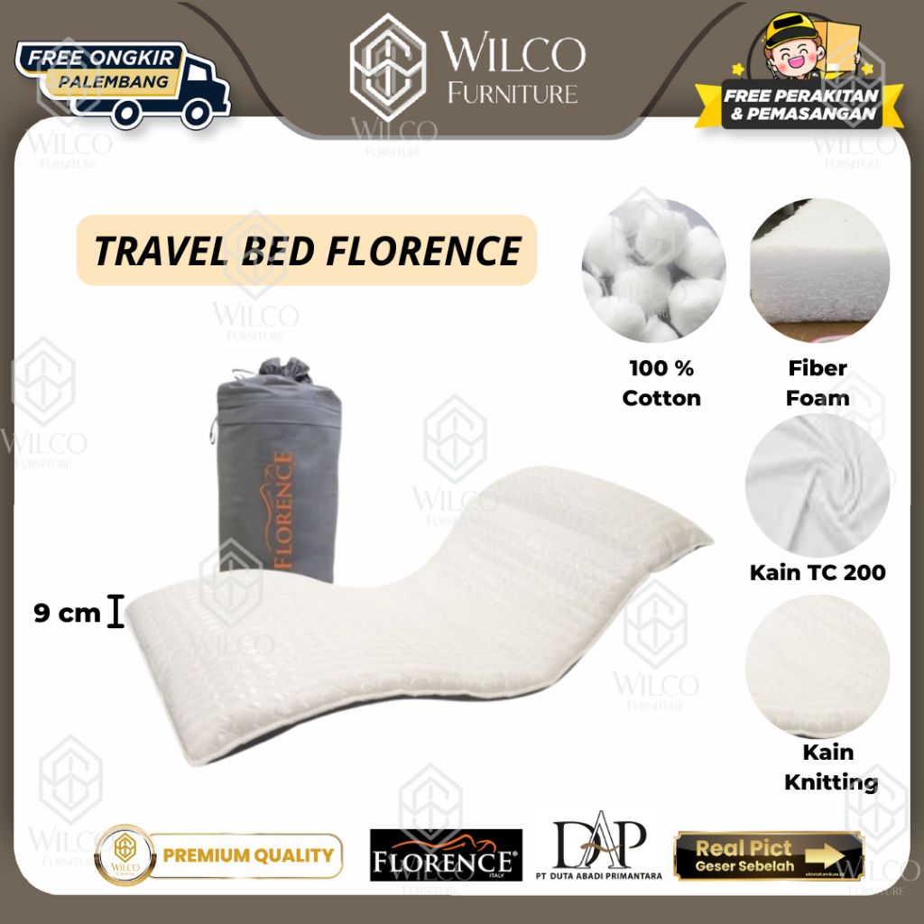 Florence Travel Bed / Matras Florence/ Kasur Lipat TravelBed Florence Premium Murah Palembang