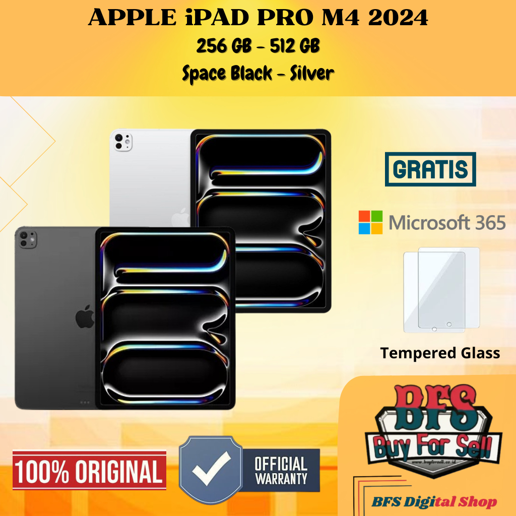 APPLE IPAD PRO M4 2024 11Inch 256GB | 512GB WIFI ONLY  BNIB SEGEL