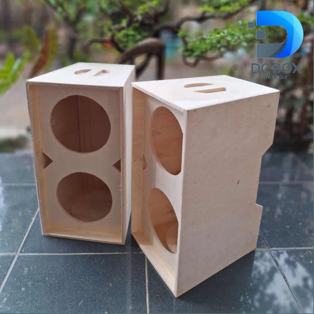 BOX SPEAKER LINE ARAY MIDLE 6 INCH DOUBLE