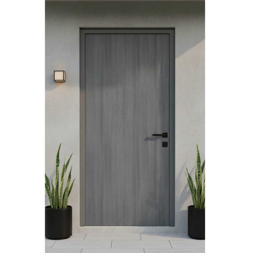 Pintu Lapis HPL Minimalis Custom Daun Pintu Modern Cocok untuk Perumahan atau Perkantoran