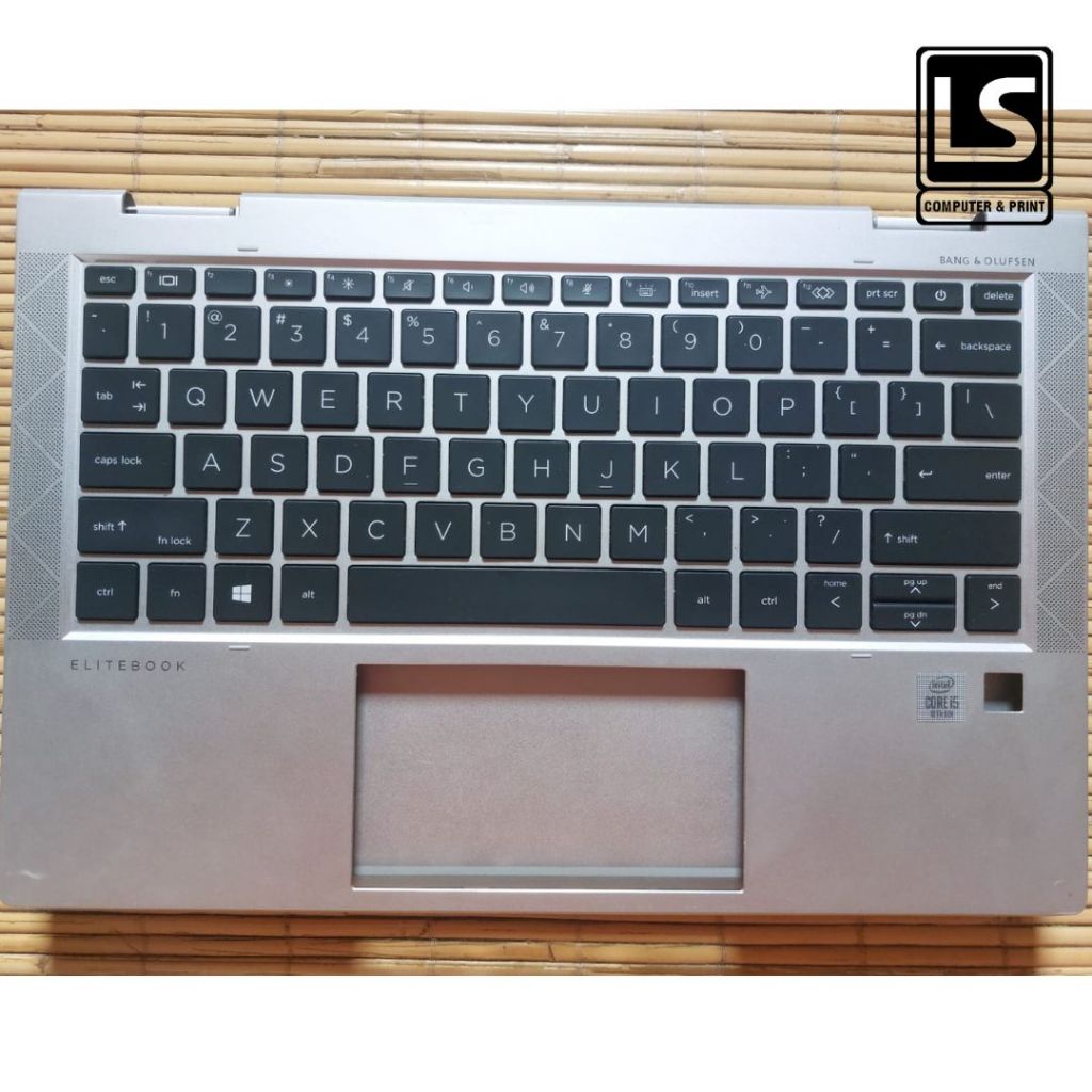 palmrest kesing keyboard laptop HP elitebook x360 830 G7 original copotan