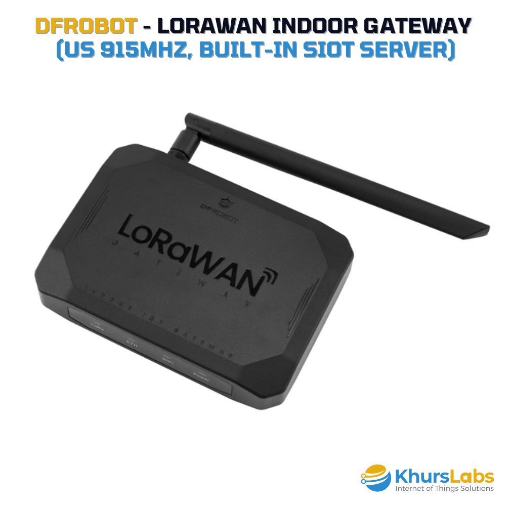 DFROBOT - LoRaWAN Indoor Gateway US 915MHz Built-in SIoT Server  - Module IOT Dengan Lora Gateway