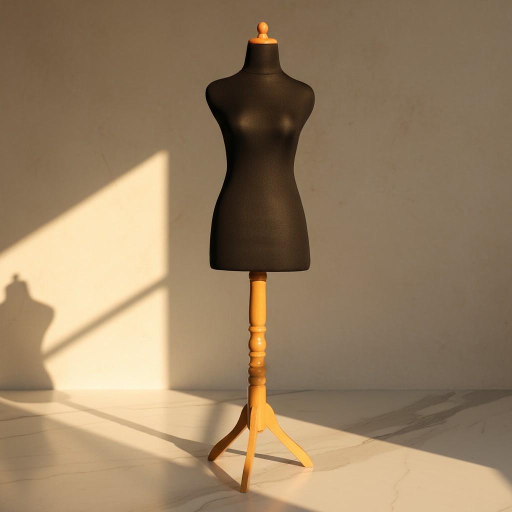 MANEKIN DM HITAM KAKI KAYU manekin wanita patung manekin display pakaian manekin dressmaker manekin 